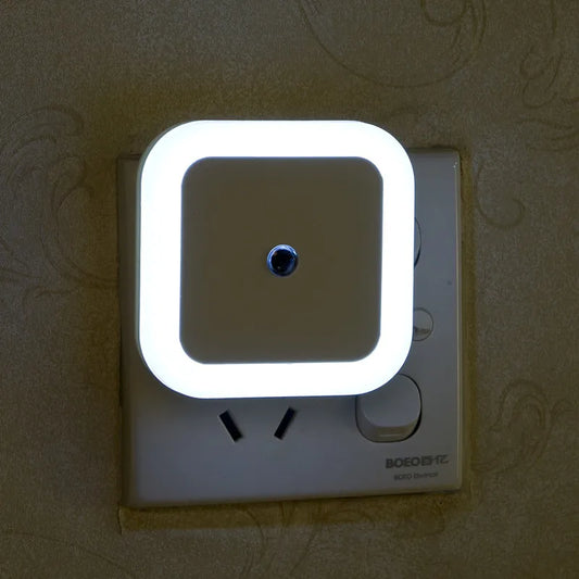 1/2PCS  Wireless Night Light LED Motion Sensor Light Night Lamp Children Bedroom Bedside Table Cabinet Lighting EU/US Plug Lamps